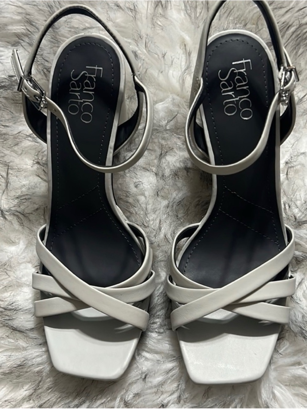 💕 Franco Sarto Damalis Stone Dress Sandals - 💕